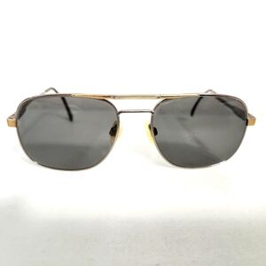 Vintage Luxottica Carlos Gold Aviator Sunglasses FRAMES ONLY